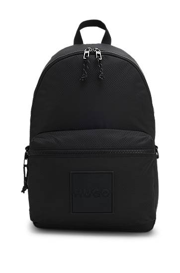 Batoh BOSS HUGO Ripstop Backpack with Logo Patch Čierna | 50551793
