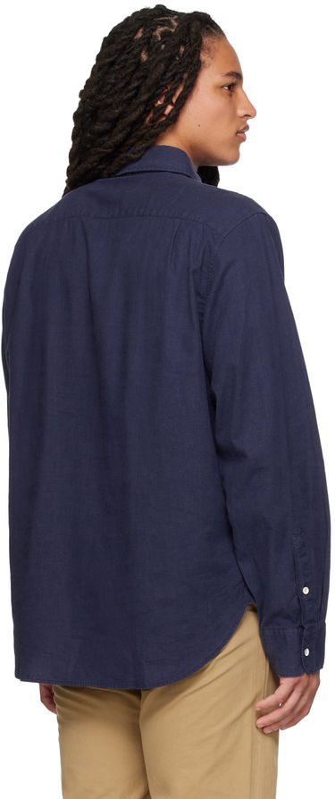 Košeľa rag & bone Rag & Bone Gus Button-Down Shirt Navy | MBW23PA440CHML, 2