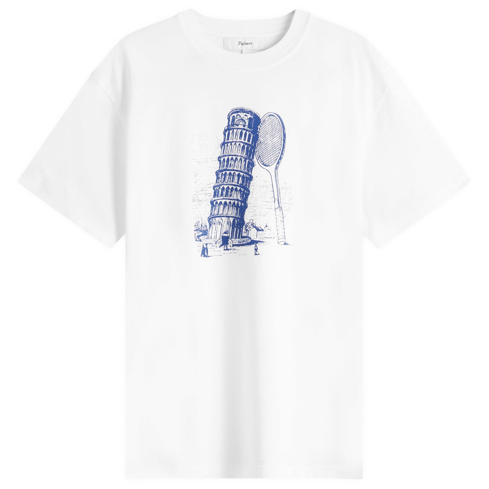 Palmes Tower Graphic T-Shirt, Size Large