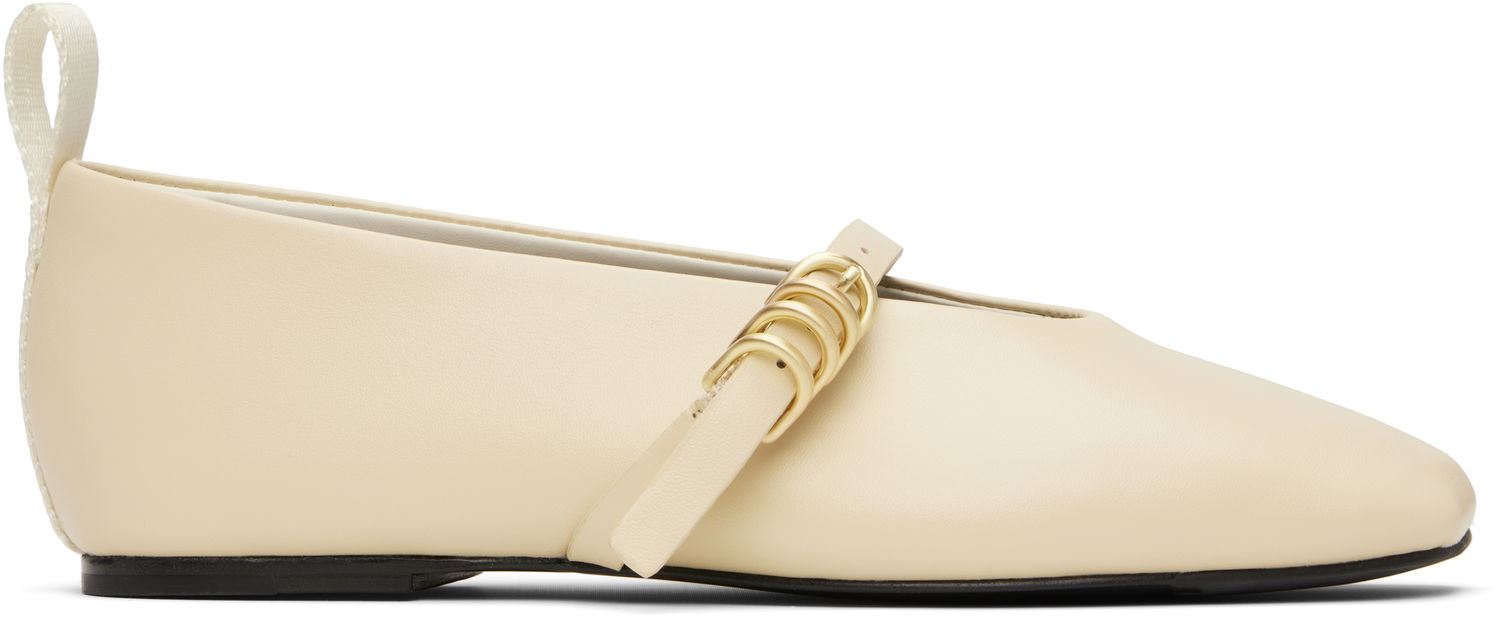 Tenisky a topánky rag & bone rag & bone Spire Mary Jane Ballerina Flats Béžová | WFF24HF1007LE07, 0