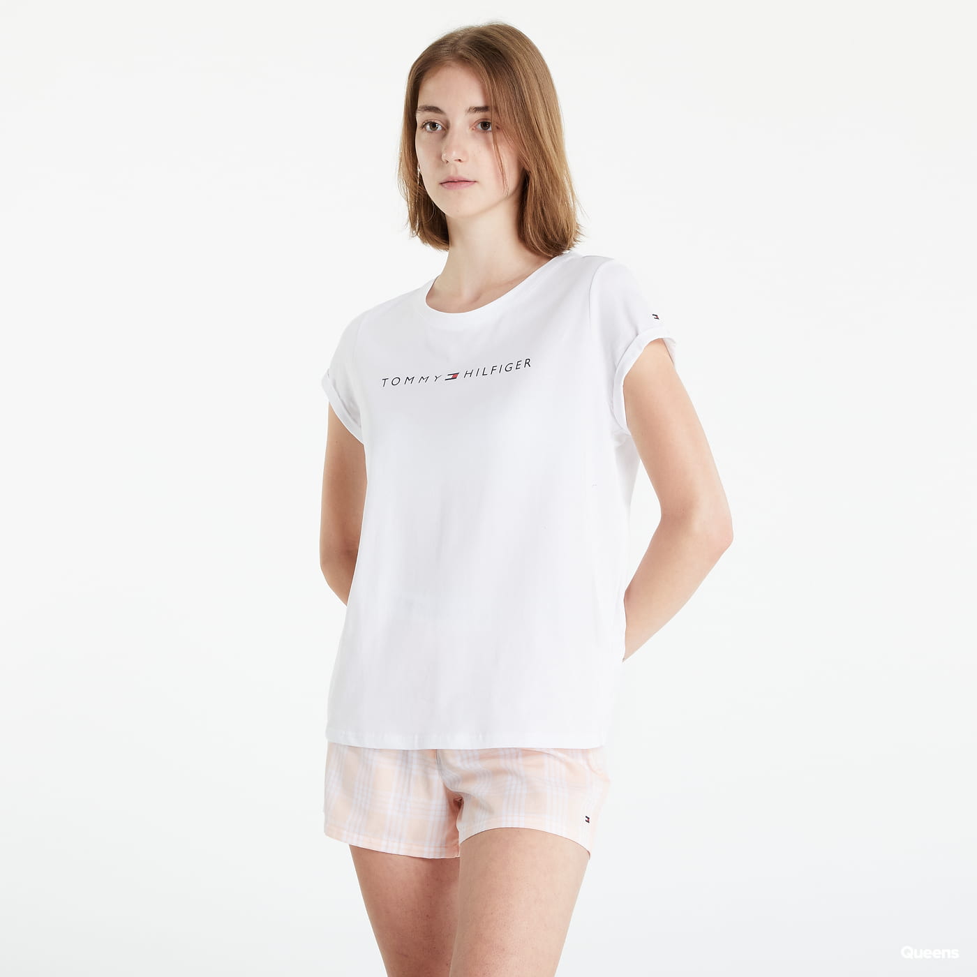 Pyžamo Tommy Hilfiger Woven Short Set Rôznofarebný | UW0UW02975, 0