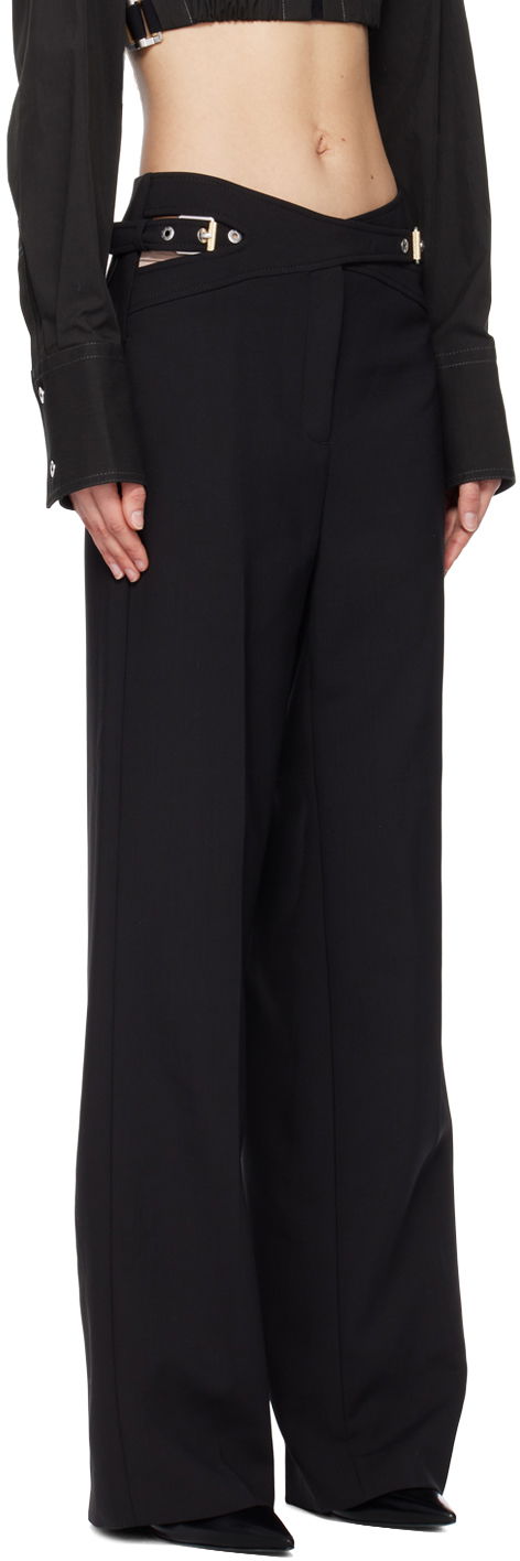 Nohavice Dion Lee Interlock Trousers Čierna | C2065R23, 1