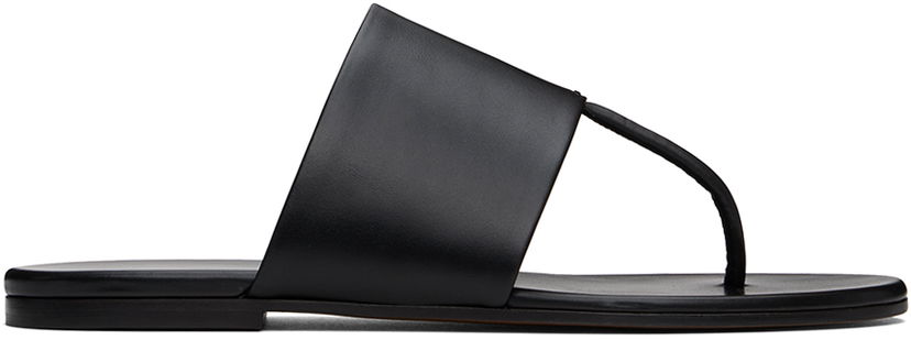 Oblečenie The Row The Row Signum Thong Sandals Čierna | F1534-L57