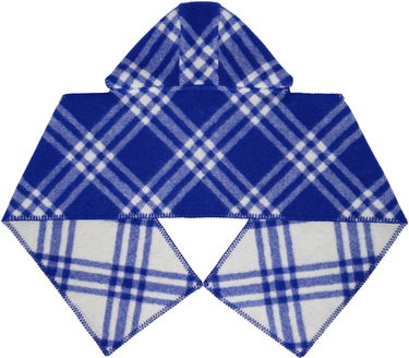 Šál Burberry Burberry Hooded Scarf Modrá | 8105691, 2