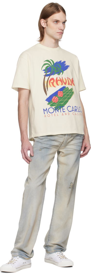 Tričko Rhude Rhude Roulette Graphic T-Shirt Béžová | RHSS25TT02012, 3
