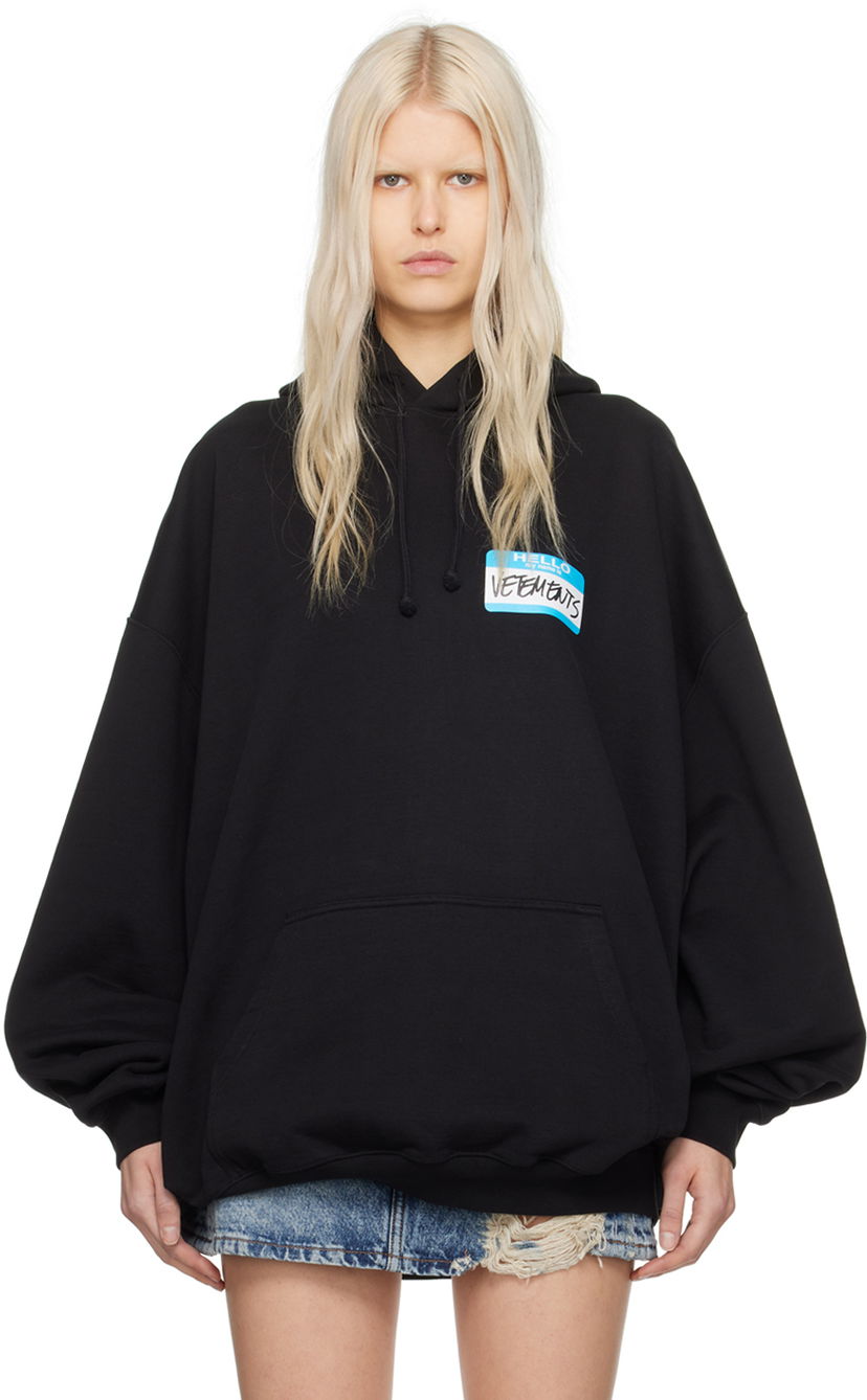 Mikina VETEMENTS 'My Name Is' Hoodie Čierna | UE64HD900B