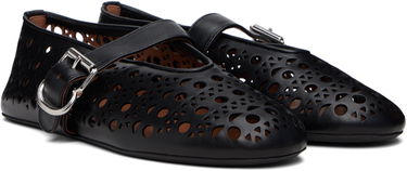 Starostlivosť o obuv Alaïa ALAÏA Vienne Laser Cut Ballerina Flats Biela | AA3A029CK216, 3