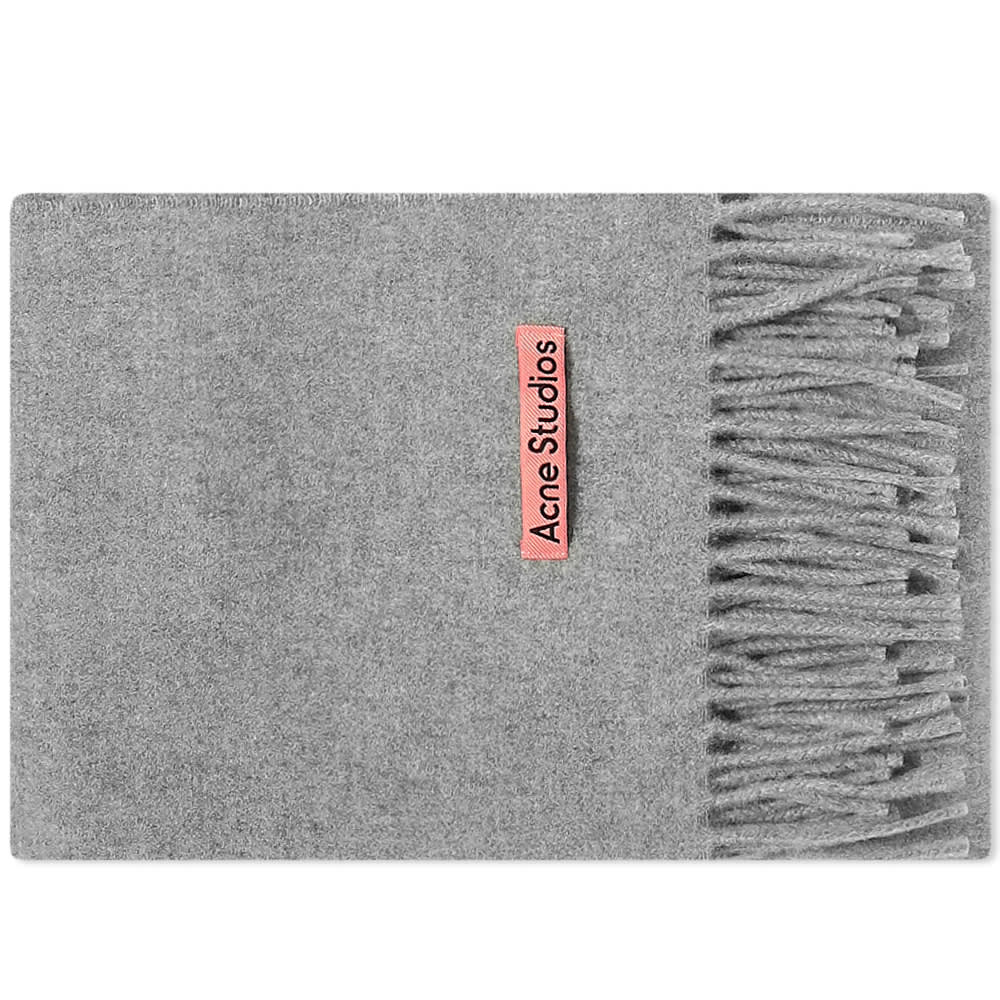 Šál Acne Studios Canada Narrow New Scarf Light Grey Melange Šedá | CA0210-X92, 0