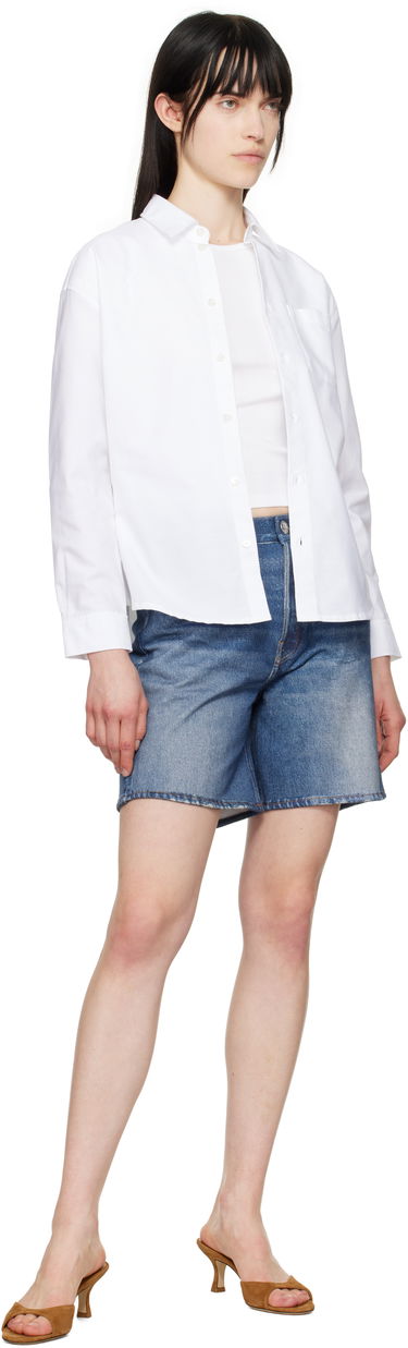 Šortky rag & bone Rag & Bone Miramar Terry Kaia Shorts Modrá | WCW25S90008200, 3