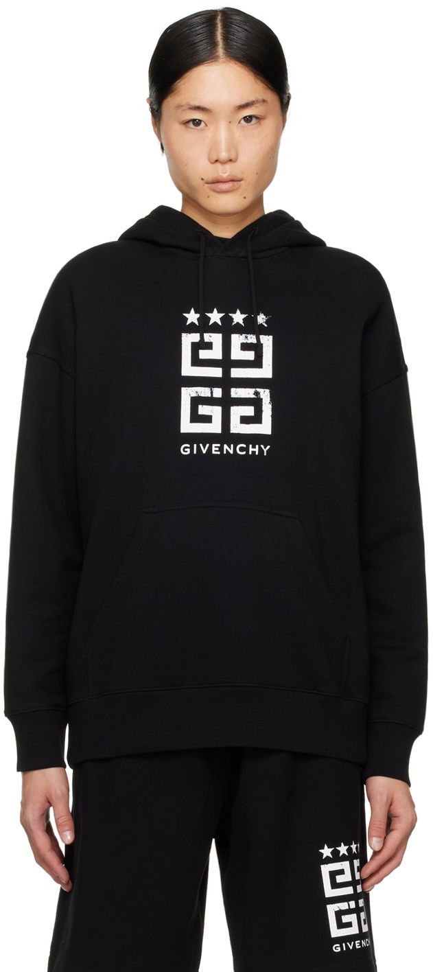 Mikina Givenchy Bonded Hoodie Čierna | BMJ0HC3YEL001