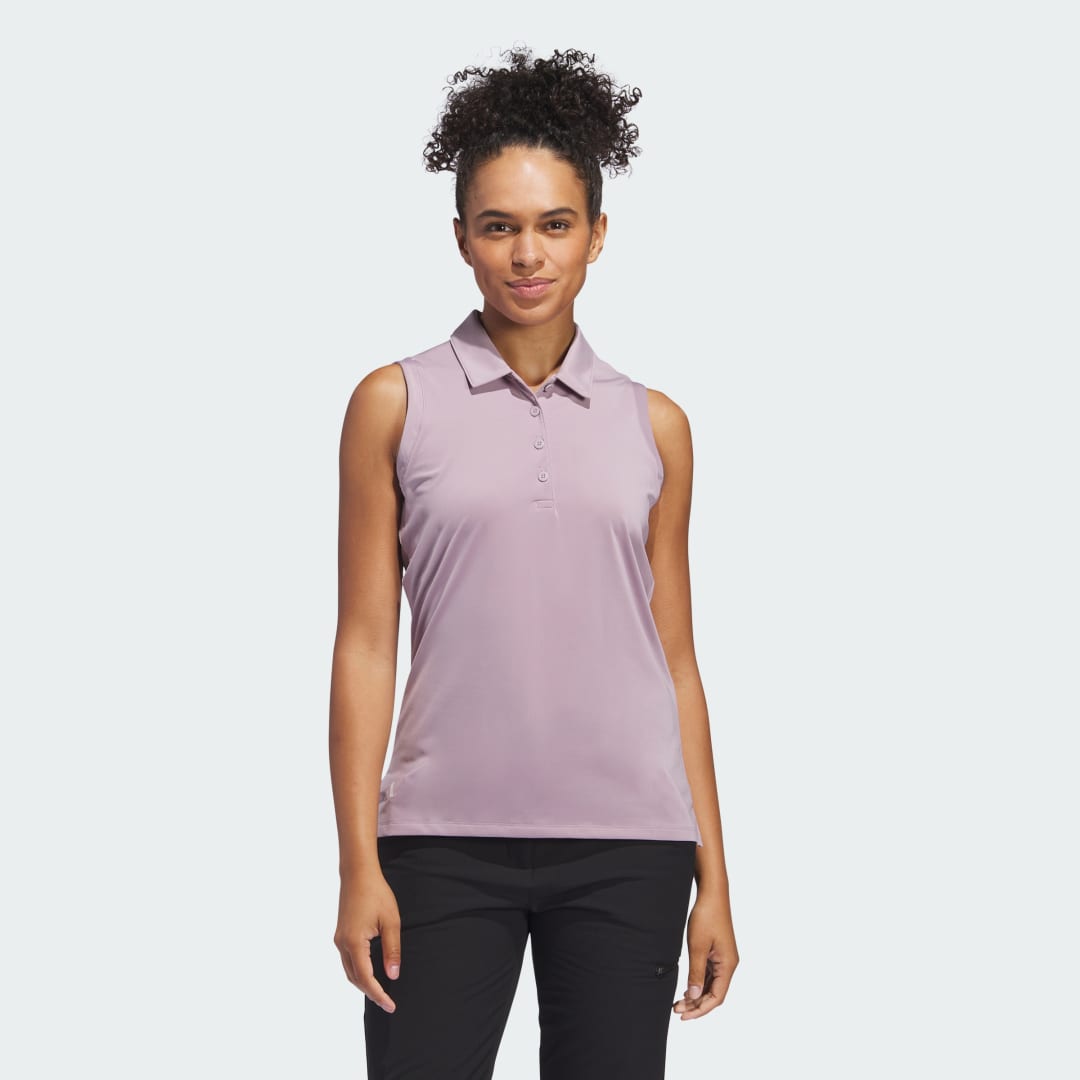 Polo tričko adidas Performance Ultimate365 Solid Sleeveless W Fialová | IP8685, 1