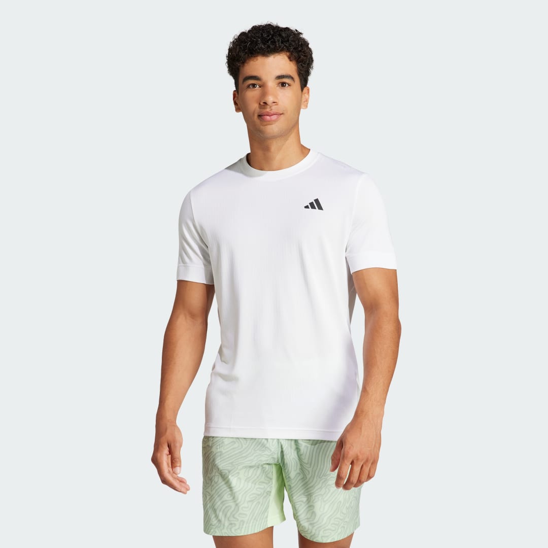 Tričko adidas Performance Tennis FreeLift Tee Biela | IP1946, 1