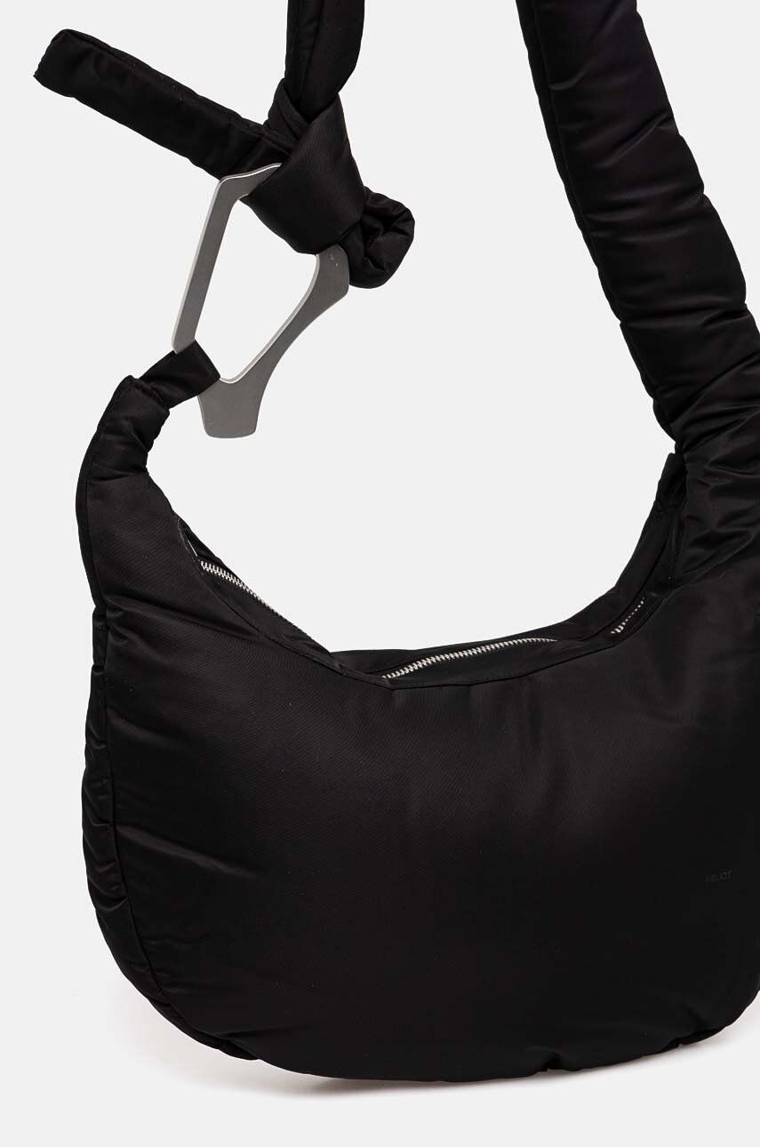 Black Padded Shoulder Bag