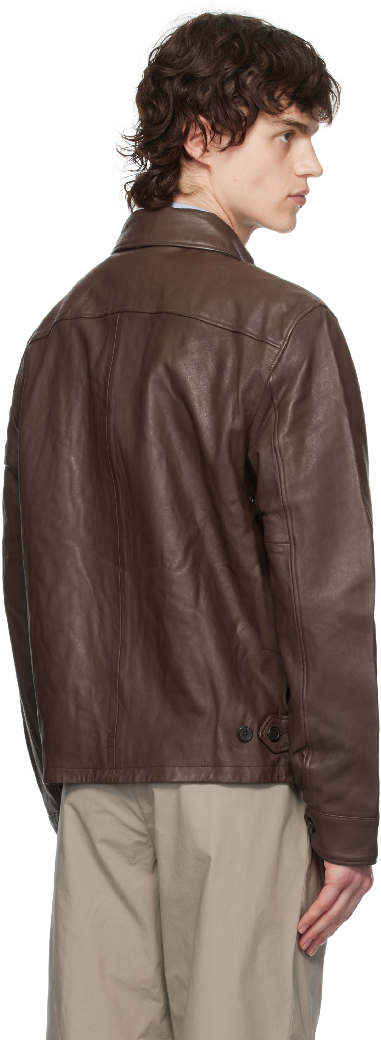 Polo Ralph Lauren Zip Leather Jacket