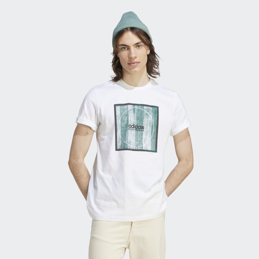 Tričko adidas Originals Tiro Box Graphic Tee Biela | II3595, 0
