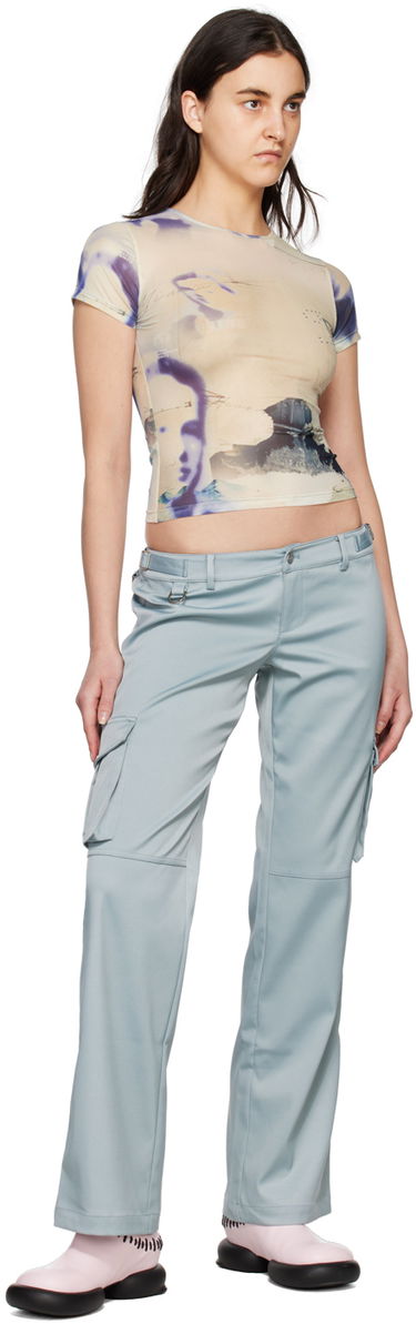 Cargo nohavice Miaou Miaou Elias Cargo Trousers Modrá | 1034GABARO, 3