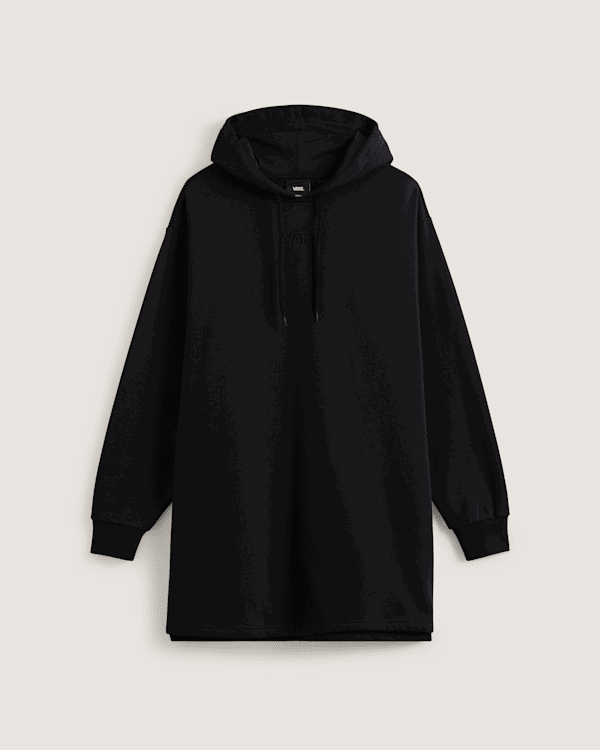 Šaty Vans Fleece Hoodie Dress Čierna | VN000RD2BLK