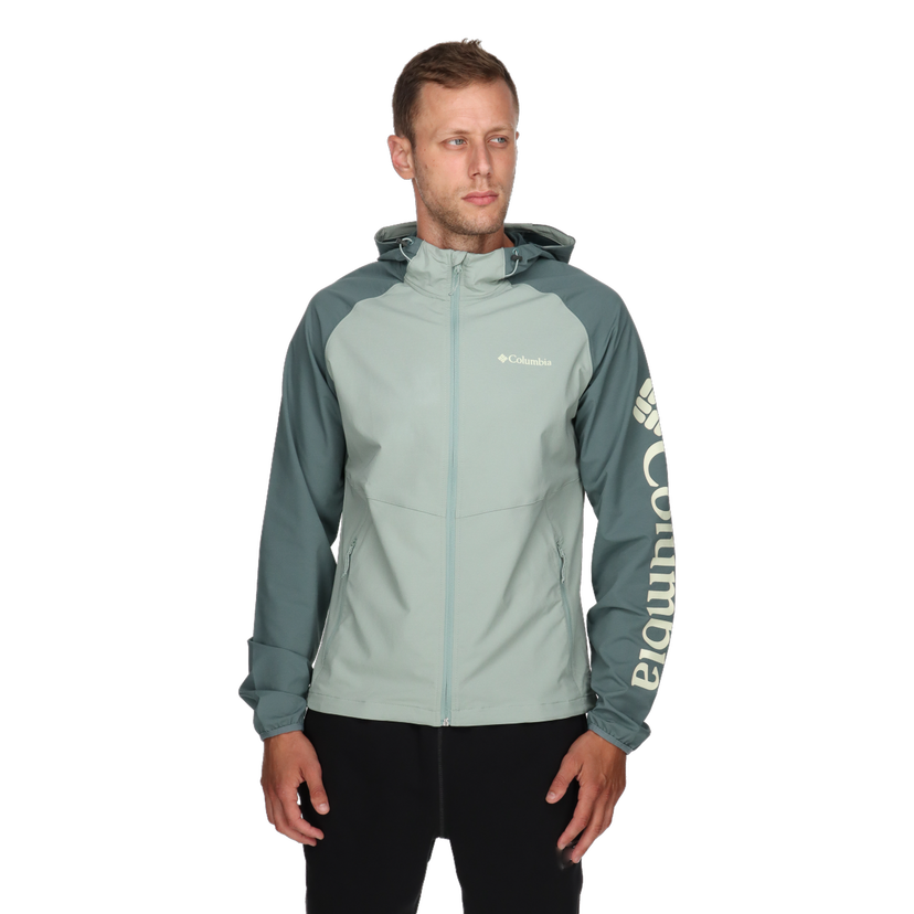 Vetrovka Columbia Panther Creek Hooded Jacket Zelené | 1840711350