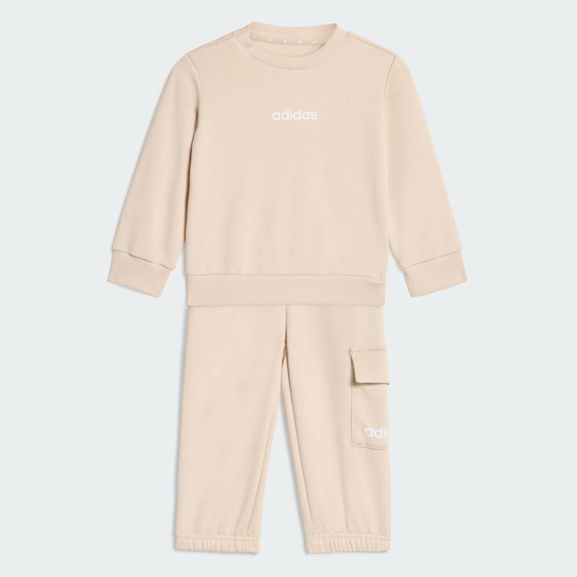 Súprava adidas Performance Essentials Jogger Set Béžová | KE0862