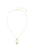 Chain Necklace with Double B Monogram Pendant
