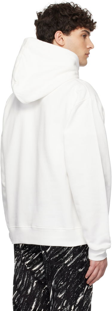 Mikina Marni Marni Crayon Logo Print Organic Hoodie Biela | FUMU0137P2 USCX25, 2