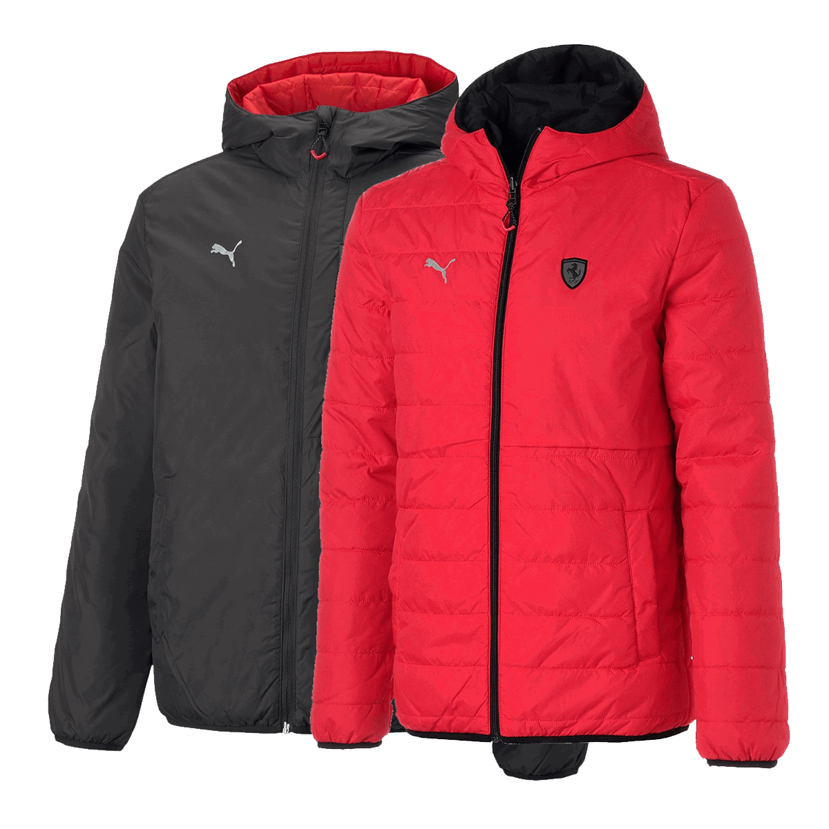 Prešívaná bunda Puma FERRARI STYLE REVERSIBLE PADDED JACKET Rôznofarebný | 535772-01, 0