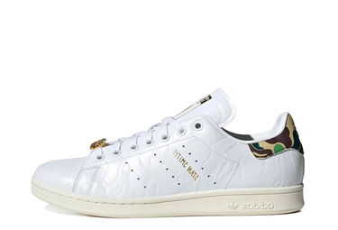 Tenisky a topánky adidas Originals BAPE x Stan Smith "30th Anniversary White" Biela | IG1115, 3