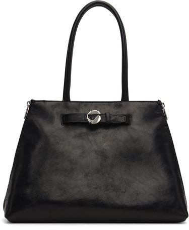 Kabelka Coperni Top Handle Data Bag with Metallic Clasp Čierna | COPBA121F6064, 0