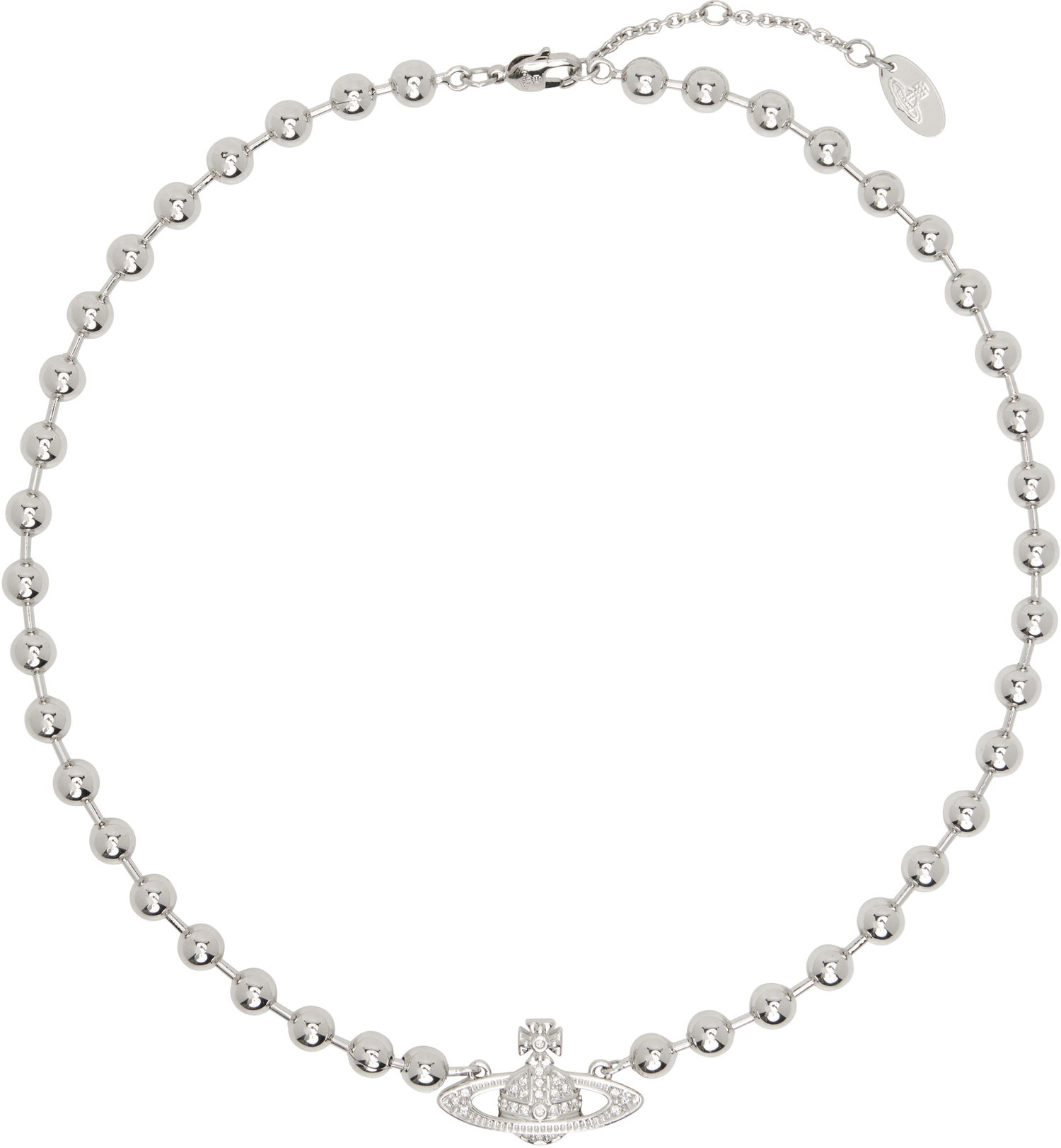 Náhrdelník Vivienne Westwood Thames Mini Bas Relief Choker Metalická | 6303003Q-02P409-, 0