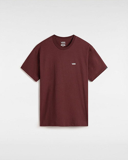 Tričko Vans Left Chest Logo T-shirt Vínová | VN0A3CZE7YO, 0