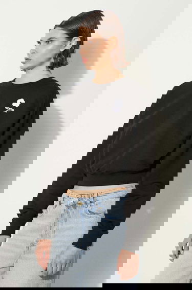 Mikina KENZO Kenzo Flower Boke 2.0 Cropped Sweat Čierna | FE62SW1664MI.99J, 3