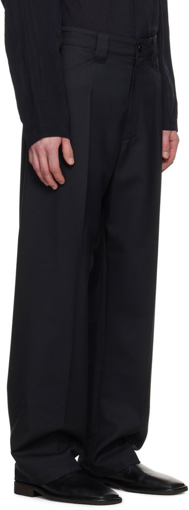 Nohavice LEMAIRE Lemaire Straight Trousers Čierna | PA1076 LF1048, 1