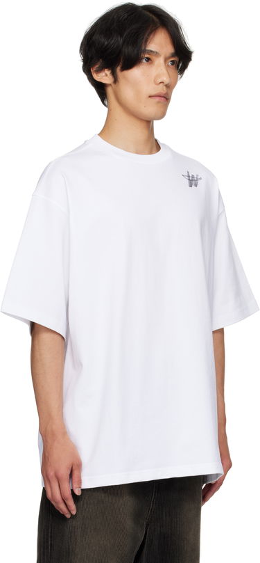 Tričko We11done We11done Printed T-Shirt Biela | WD-TP6-20-073-U-WH, 4