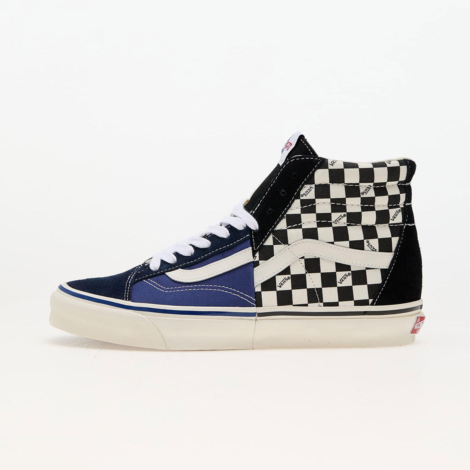 Tenisky a topánky Vans Clash The Wall LX Suede/Canvas Black Checkerboard Navy | VN000CNKBKC1, 0