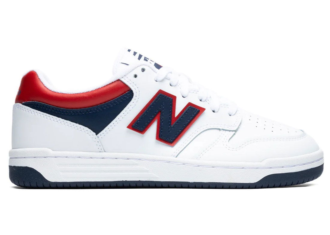 Tenisky a topánky New Balance 480 "White Indigo Red" Biela | BB480LNR, 0