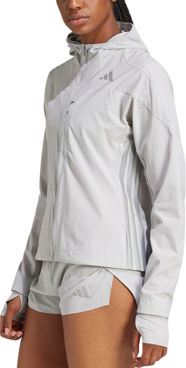 Vetrovka adidas Originals Adizero Ekiden Hooded Jacket Šedá | jm7902, 0