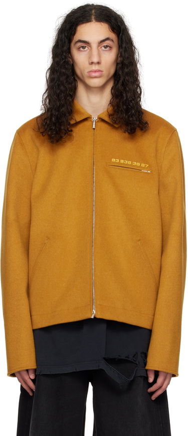 Bunda VETEMENTS VTMNTS Felted Zip-Up Jacket Žltá | VL14JA480M, 0