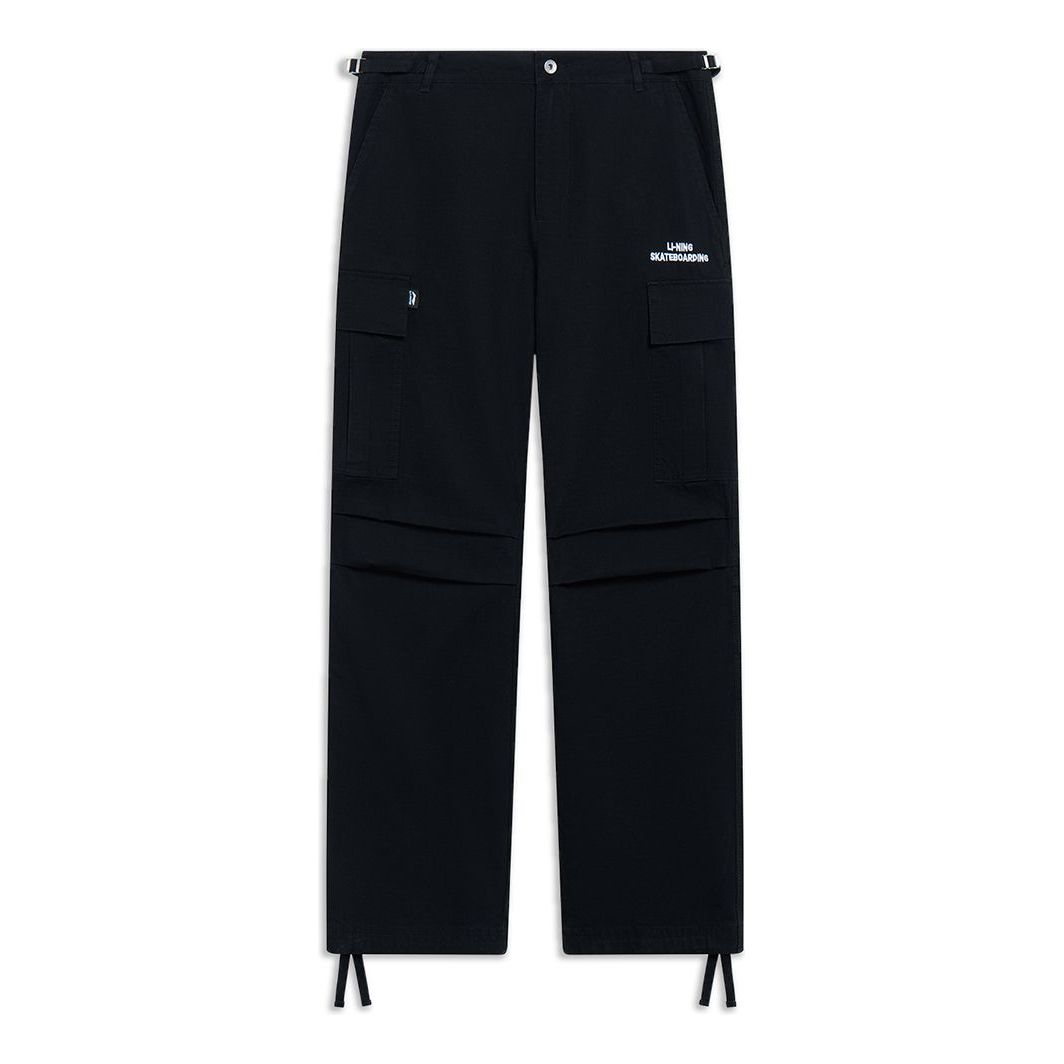 Cargo nohavice Li-Ning Skateboarding Graphic Loose Fit Cargo Pants Čierna | AKXT047-2, 0