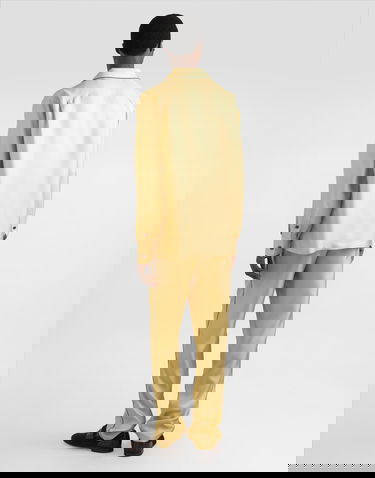 Nohavice Dolce & Gabbana Dolce & Gabbana Silk Twill Trousers Žltá | GVCRAZFU10SA0488, 2