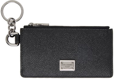 Peňaženka Dolce & Gabbana Black Logo Plaque Card Holder Čierna | BP2524AG219, 0