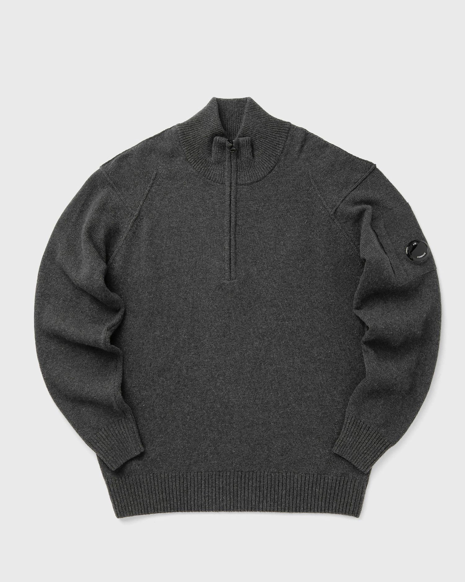 Sveter C.P. Company Half Zip Knit Sweater Šedá | 19CMKN709A110149A-978, 0