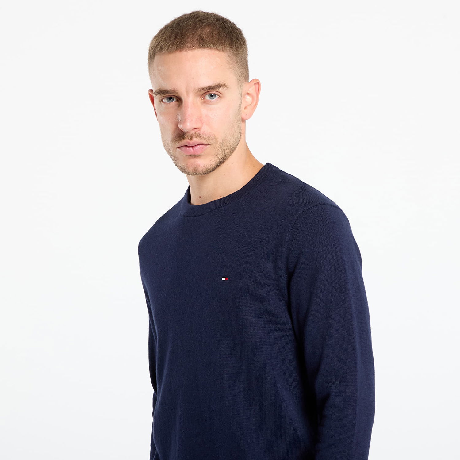 Sveter Tommy Hilfiger Tommy Hilfiger Pima Cotton Cashmere Crew Neck Sweater Navy | MW0MW28046 DW5, 1