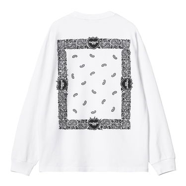 Tričko Carhartt WIP Paisley T-Shirt Biela | I032375_00A_06, 5