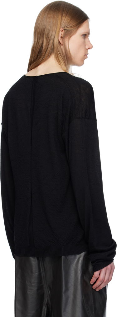 Sveter Rick Owens Rick Owens Hollywood V-Neck Sweater Čierna | RU01E5621 WS, 2