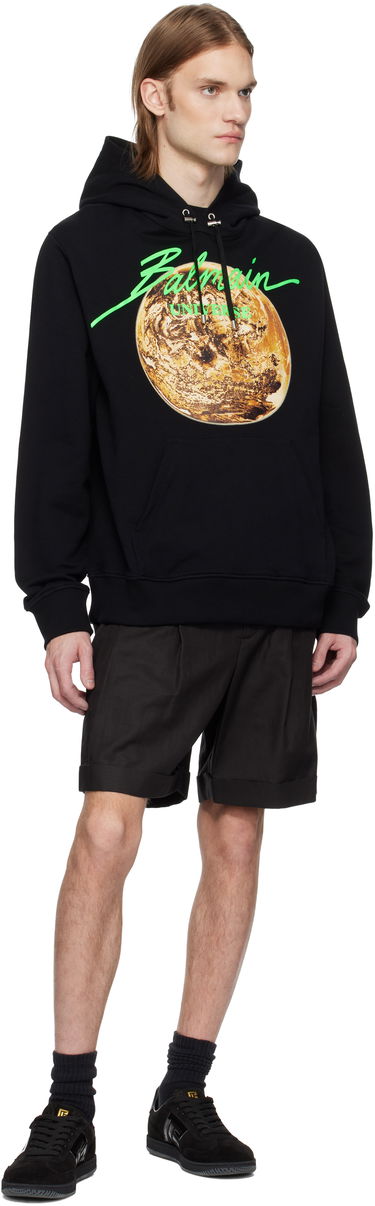 Šortky Balmain Balmain Pleated Bermuda Shorts Čierna | EH0PB007VE90, 3