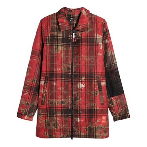 Vetrovka Nike Kyrie Irving Print Casual Long Sleeve Jacket Červená | CK6752-673