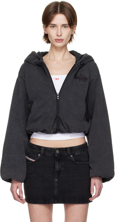 Mikina Diesel Diesel F-Enerd Cropped Hoodie Čierna | A16615 0BNEG, 0