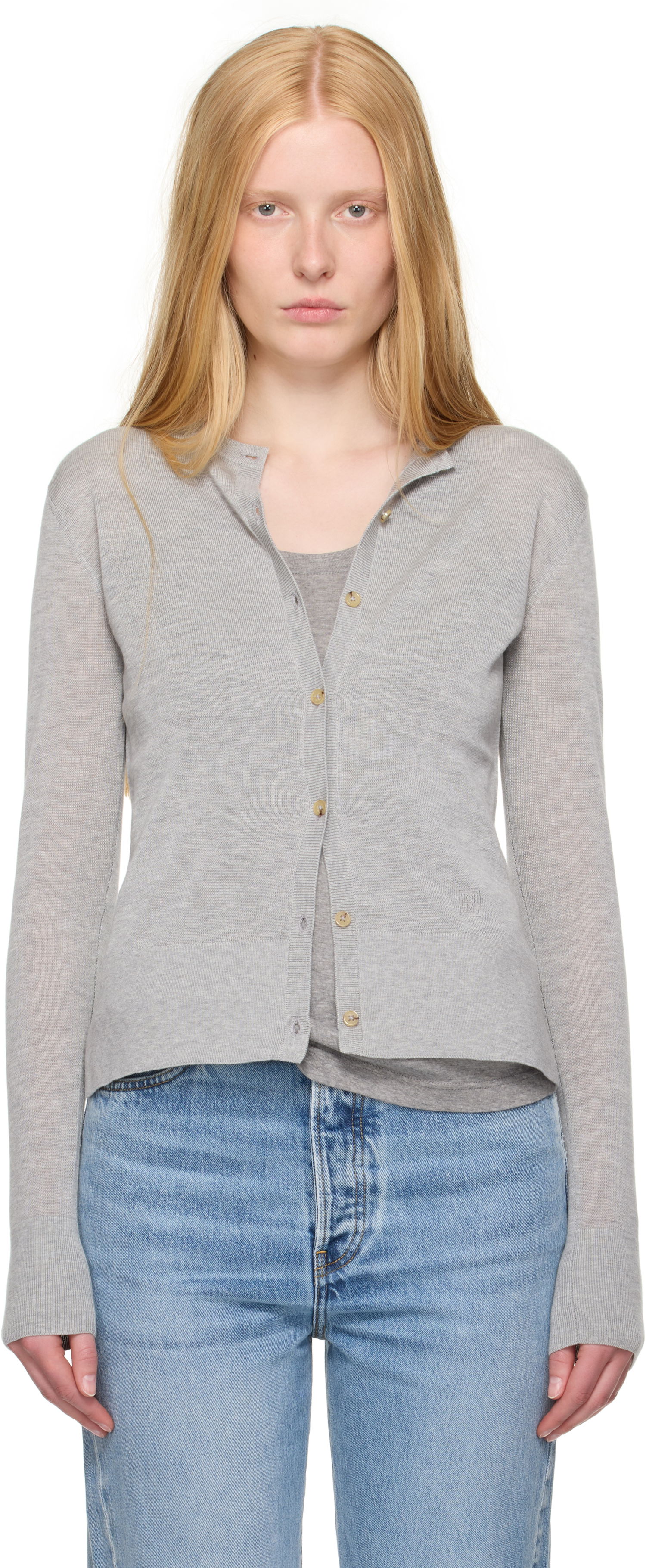 Sveter TOTEME TOTEME Fine Knit Cardigan undefined | 243-WRT0329-YA0079, 0