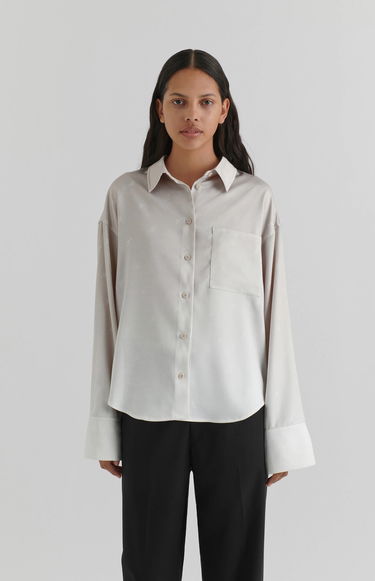 Košeľa AXEL ARIGATO Ink Ombré Shirt Šedá | A2125002, 6