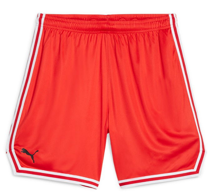 Šortky Puma Hoops Team Game Short Červená | 676629-04